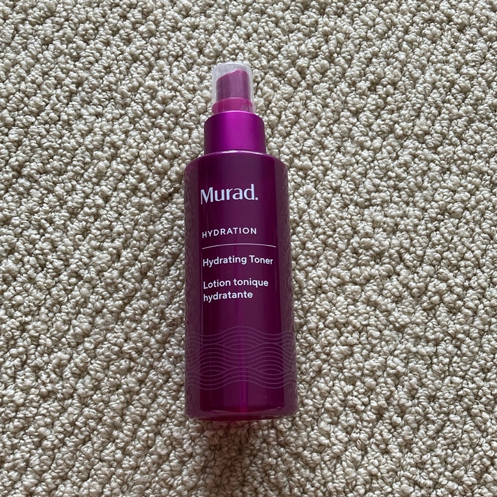 Murad Hydration Hydrating Toner 6 fl oz Jumbo Size Half Full Cleanse Mist